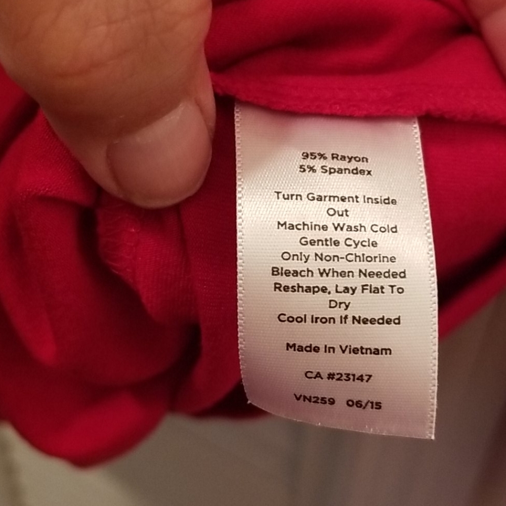 Talbots Red top - Picture 4 of 5